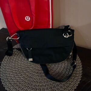 Lululemon Athletica Black Crossbody Bag Sleek Design